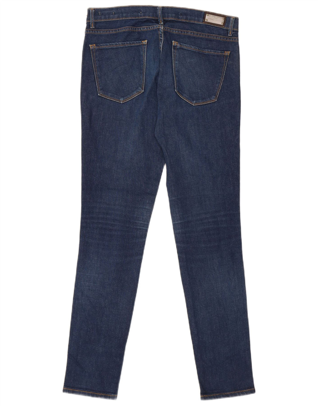 ZARA Dame Slim Jeans EU 36 XS W26 L29 Blå Bomuld