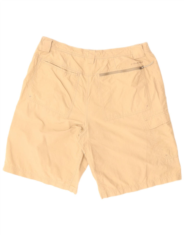 COLUMBIA Herre Cargo Shorts W36 Large Beige Nylon