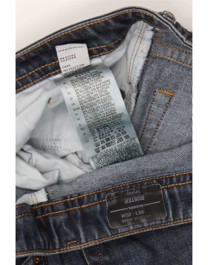 Diesel Herre Buster Tapered Jeans W32 L30 Blå Lyocell