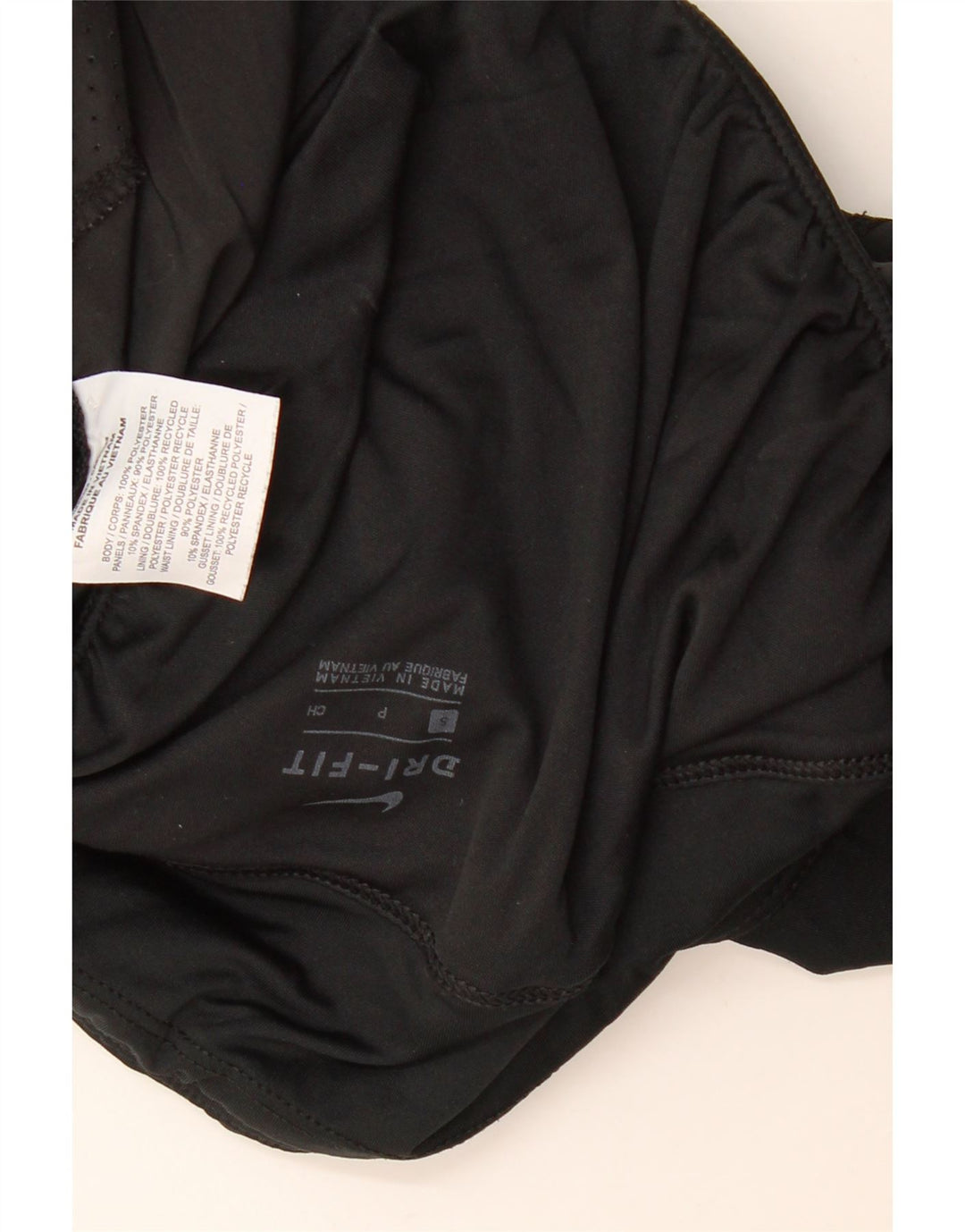 Nike Dame Dri Fit Sport Shorts UK 10 Small Black Polyester