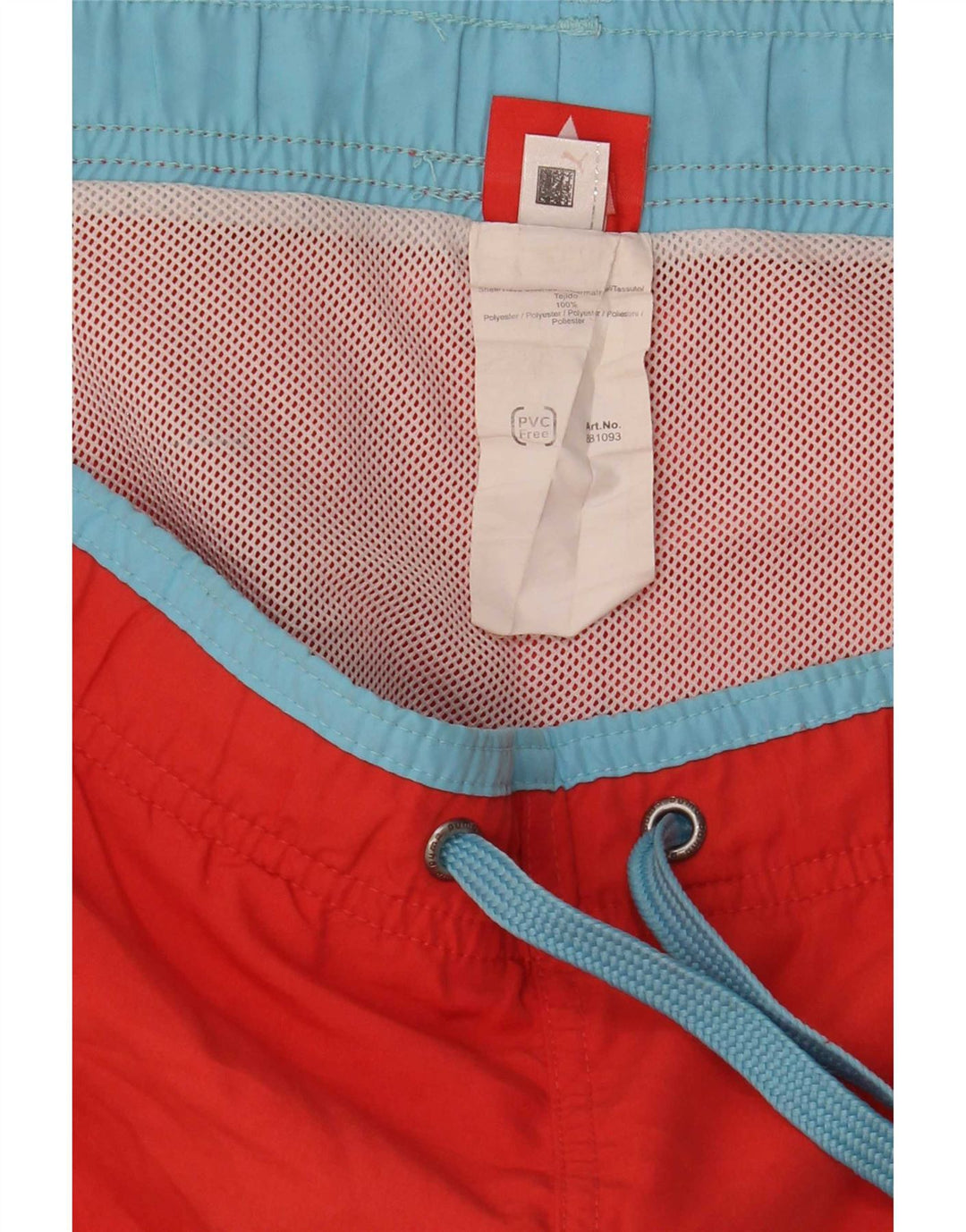 Puma Herre grafiske badeshorts store røde polyester