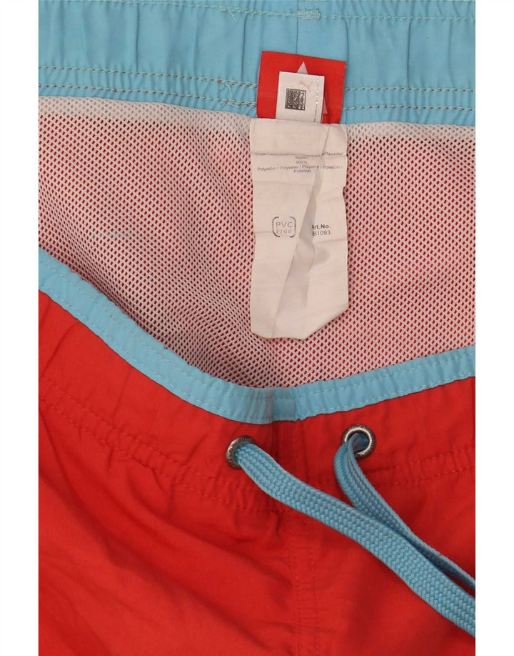 Puma Herre grafiske badeshorts store røde polyester