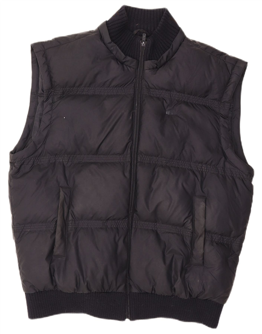 Lacoste Herre Polstret Gilet IT 58 3XL Navy Blue Polyester