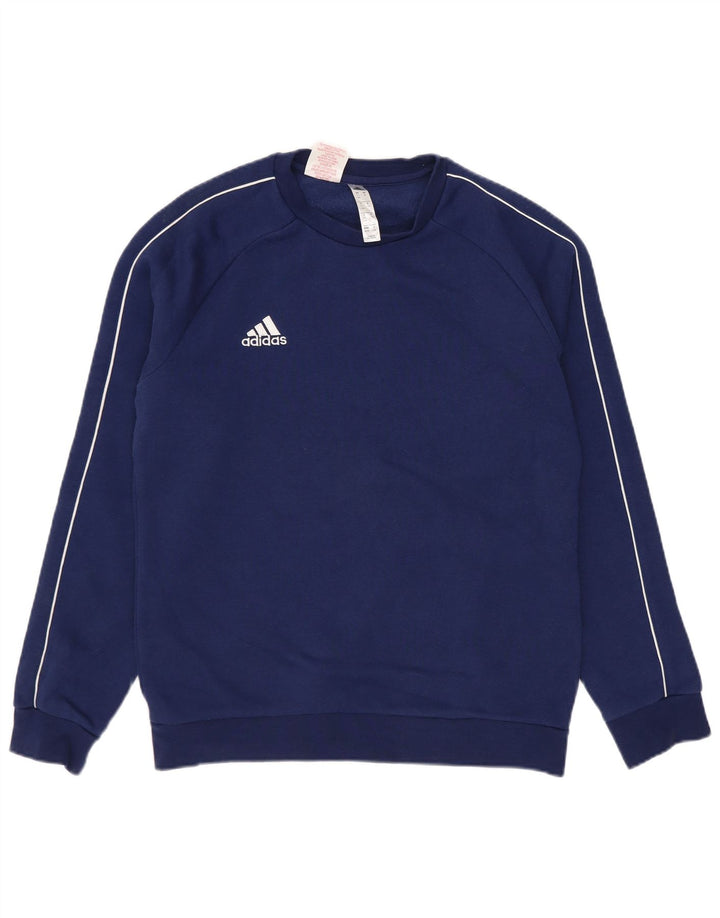 Adidas Boys Sweatshirt Jumper 11-12 år Marineblå Bomuld