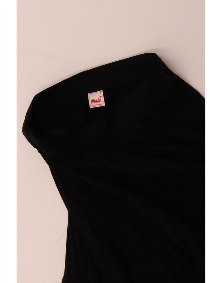 MONDI Plisseret nederdel til kvinder EU 40 Medium W28 Sort bomuld