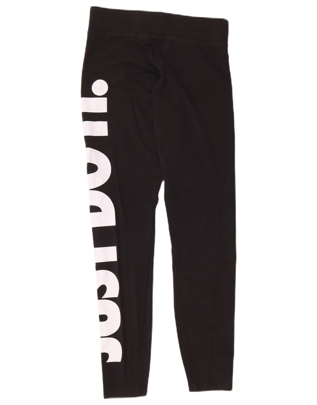 NIKE Grafiske Leggings til kvinder UK 12 Medium Sort Bomuld
