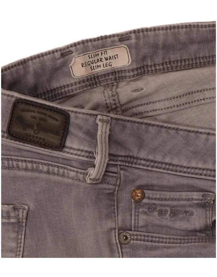 PEPE Jeans Dame Slim W28 L30 Grå