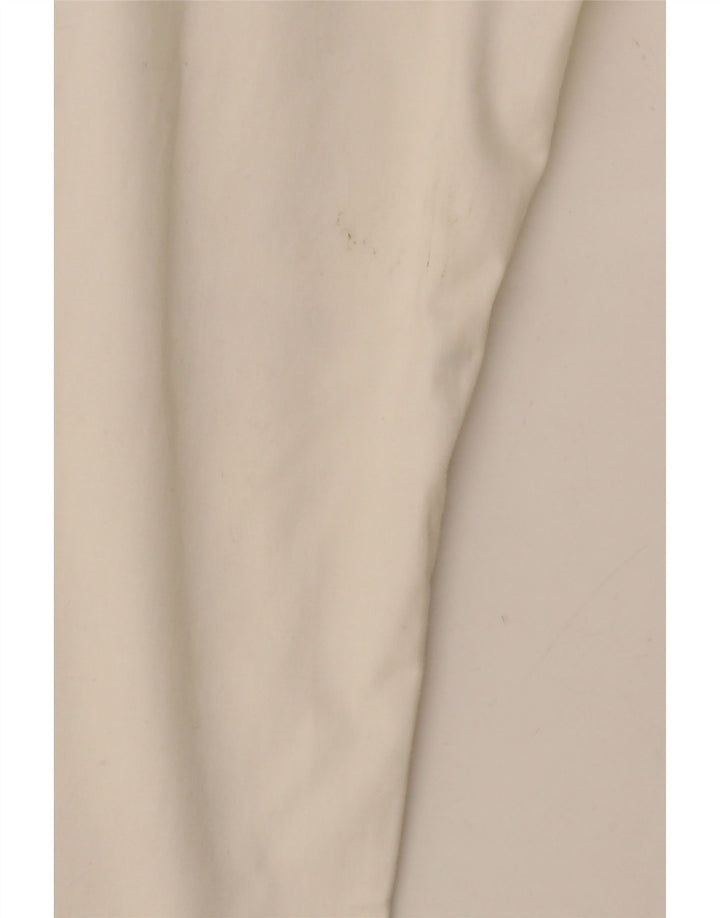 CARRERA Womens Slim Chino Trousers IT 42 Medium W28 L26 White Cotton Vintage Carrera and Second-Hand Carrera from Messina Hembry 
