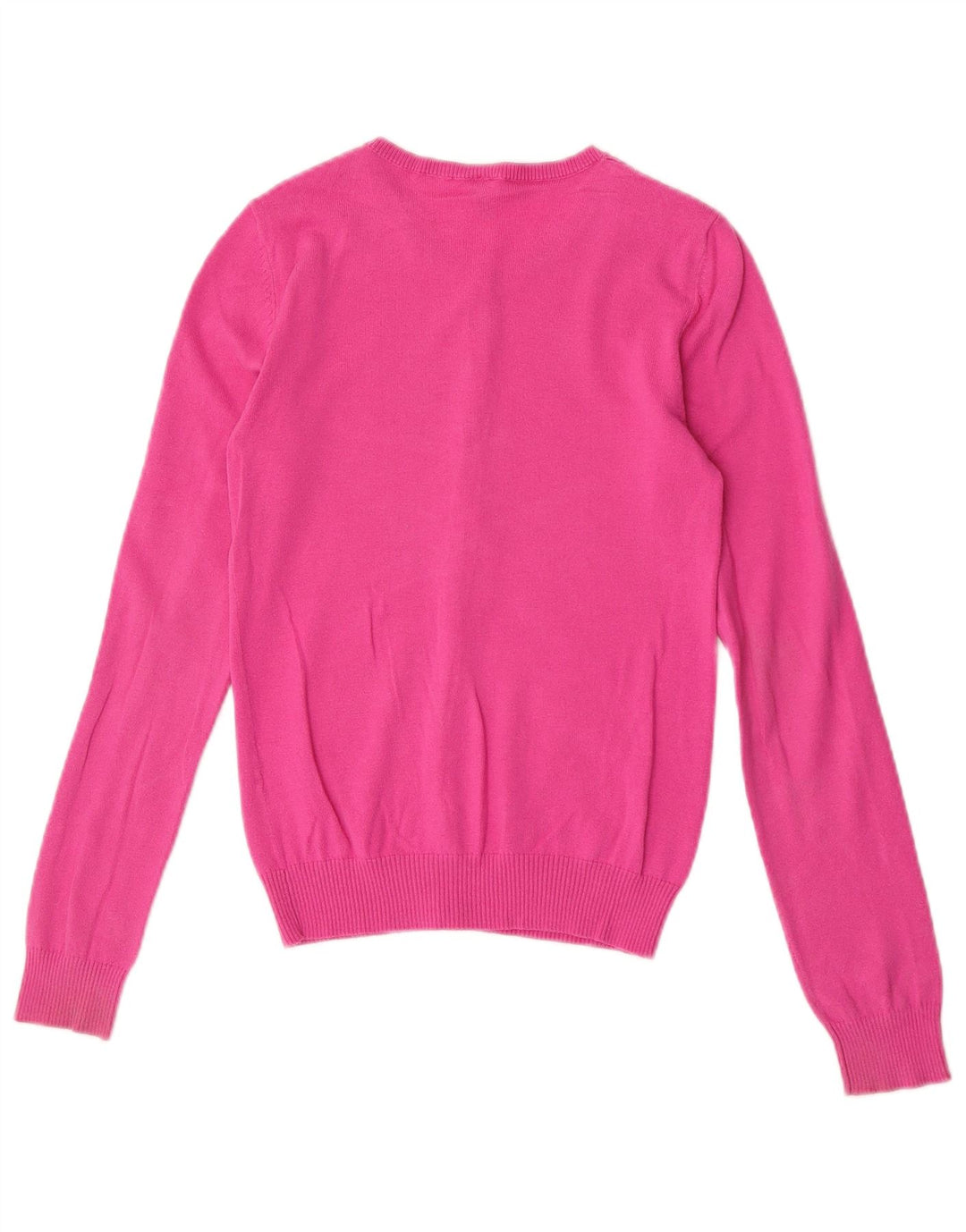 Benetton Dame Cardigan Sweater UK 8 Small Pink