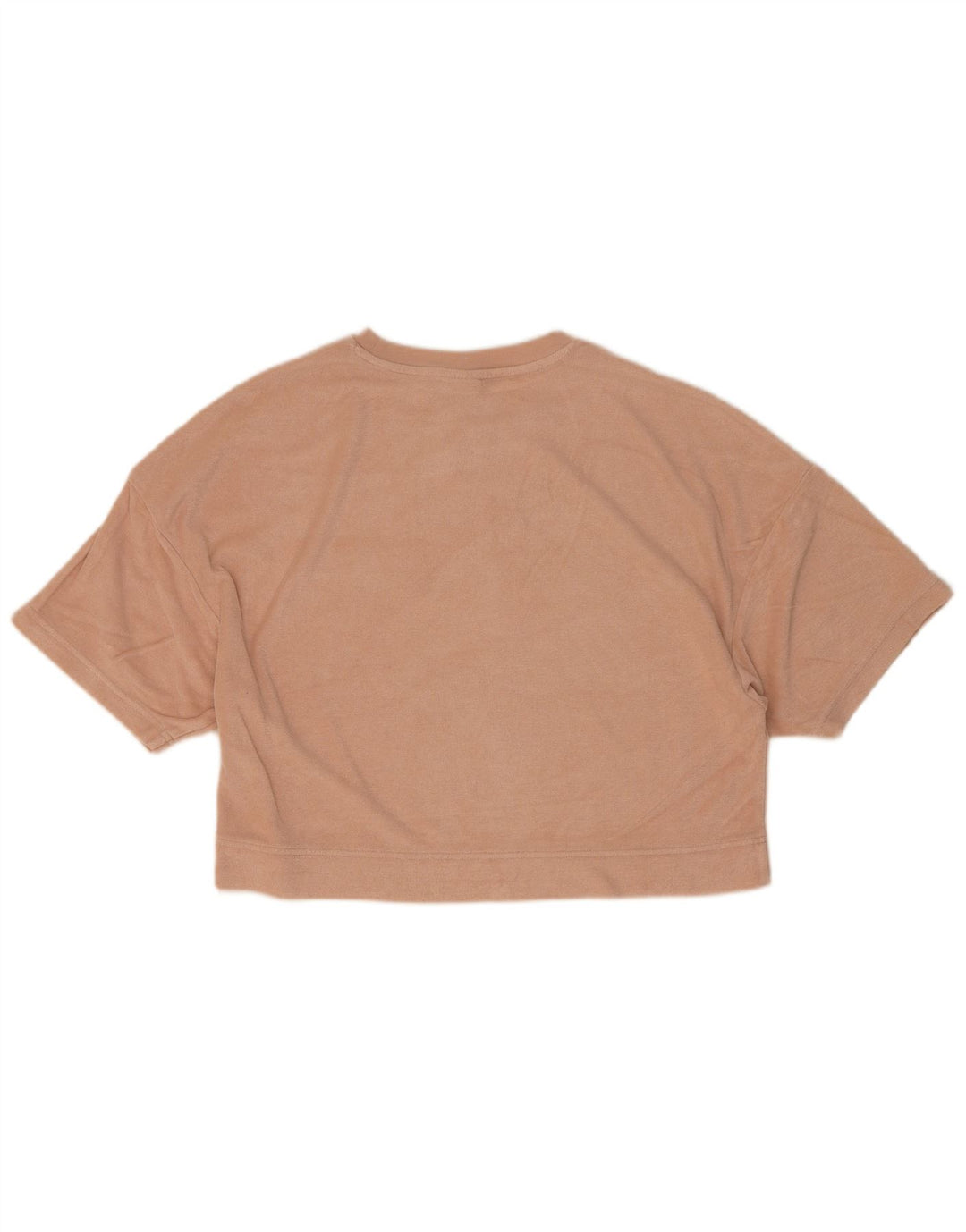 Puma Womens Crop T-Shirt Top UK 14 Medium Pink