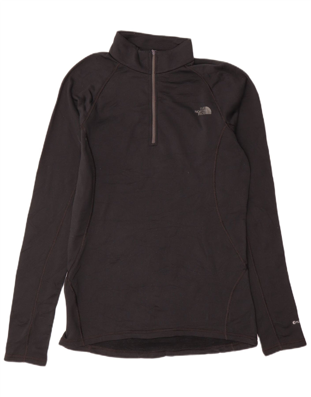The North Face Herre lynlåshals Regular Fit Top Langærmet Medium Sort