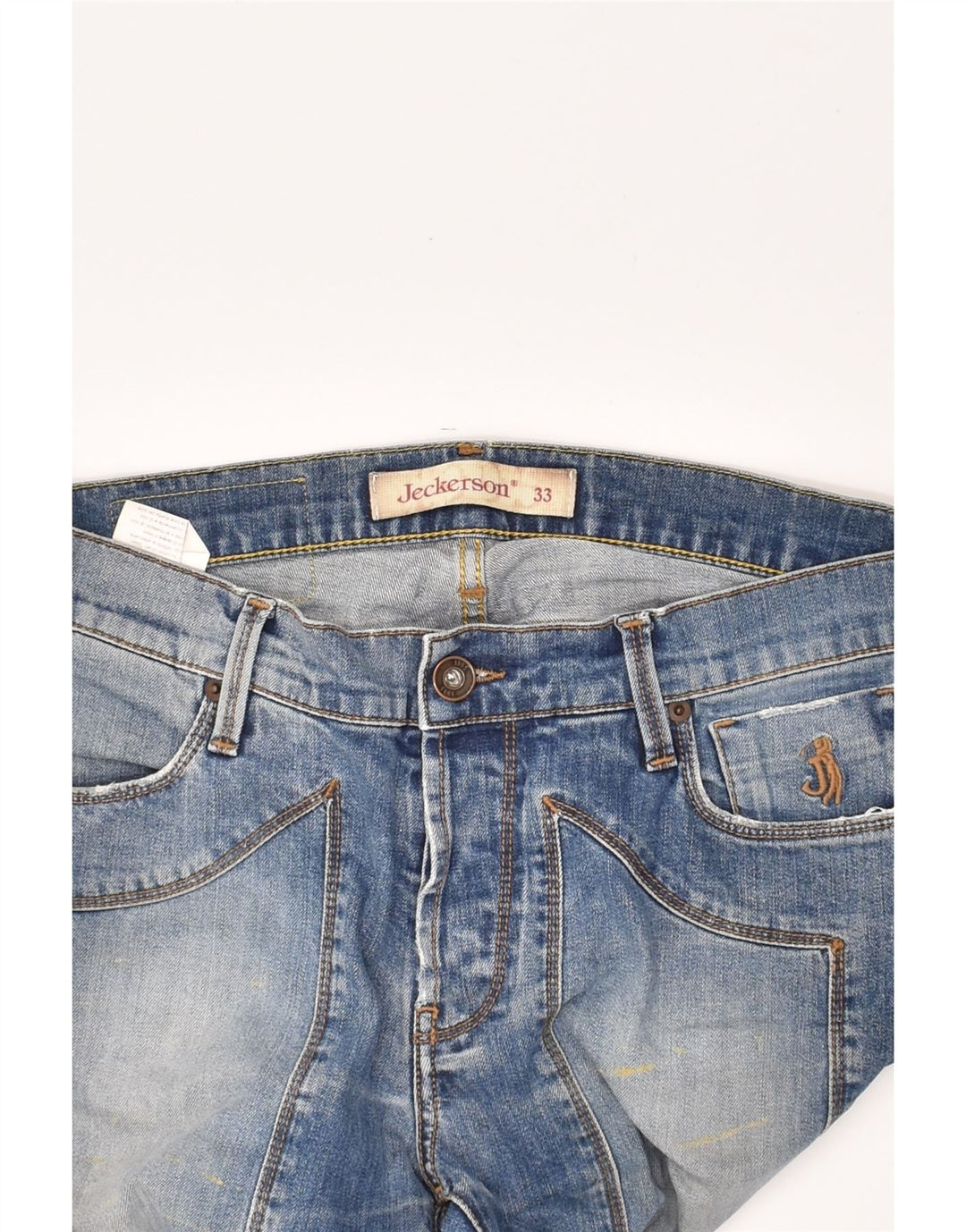 JECKERSON Womens Slim Jeans W33 L32 Blue Cotton | Vintage Jeckerson | Thrift | Second-Hand Jeckerson | Used Clothing | Messina Hembry 