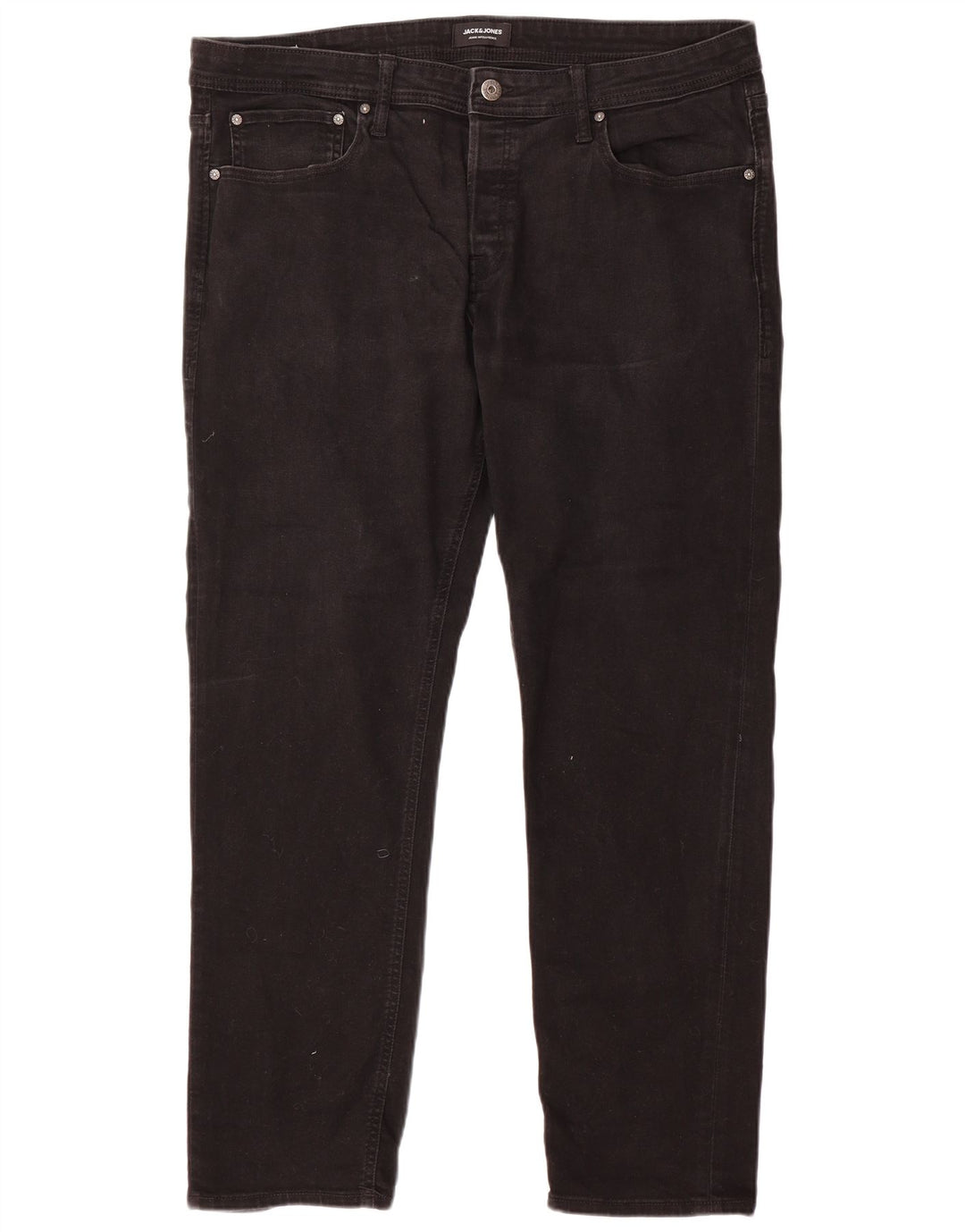 Jack & Jones Herre Slim Jeans W38 L32 Sort Bomuld