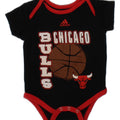 ADIDAS Baby Boys Graphic Bodysuit 6-9 Months Black Cotton Vintage Adidas and Second-Hand Adidas from Messina Hembry 