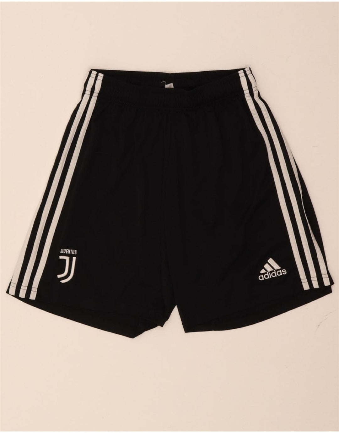 ADIDAS Boys Juventus Sport Shorts 10-11 Years Medium  Black Polyester Vintage Adidas and Second-Hand Adidas from Messina Hembry 