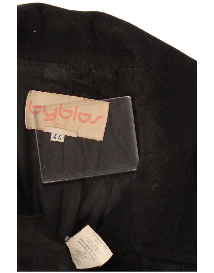 Byblos Dame Overfrakke IT 44 Medium Sort Uld