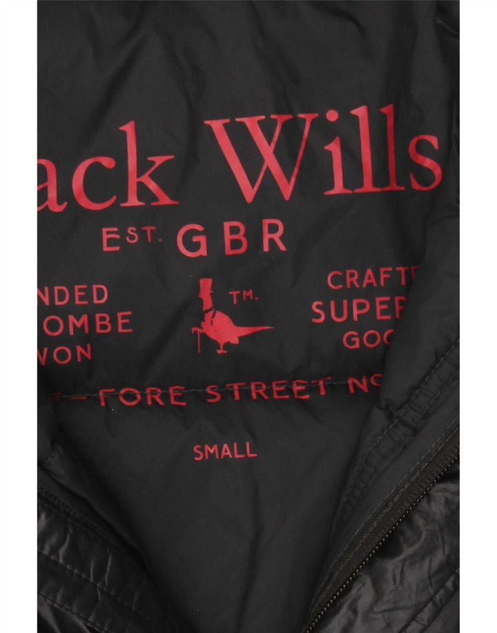 Jack Wills Herre Polstret Gilet UK 36 Lille sort polyamid