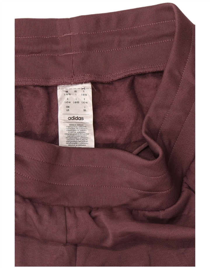 Adidas træningsbukser til kvinder UK 16/18 Stor lilla polyester