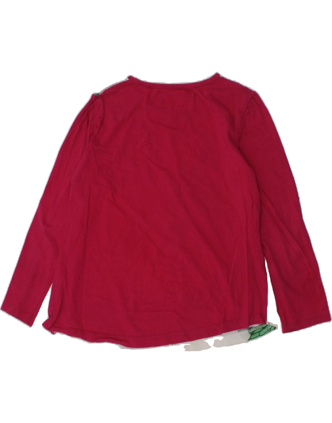 DESIGUAL Girls Graphic Top Long Sleeve 7-8 Years Pink Cotton | Vintage Desigual | Thrift | Second-Hand Desigual | Used Clothing | Messina Hembry 