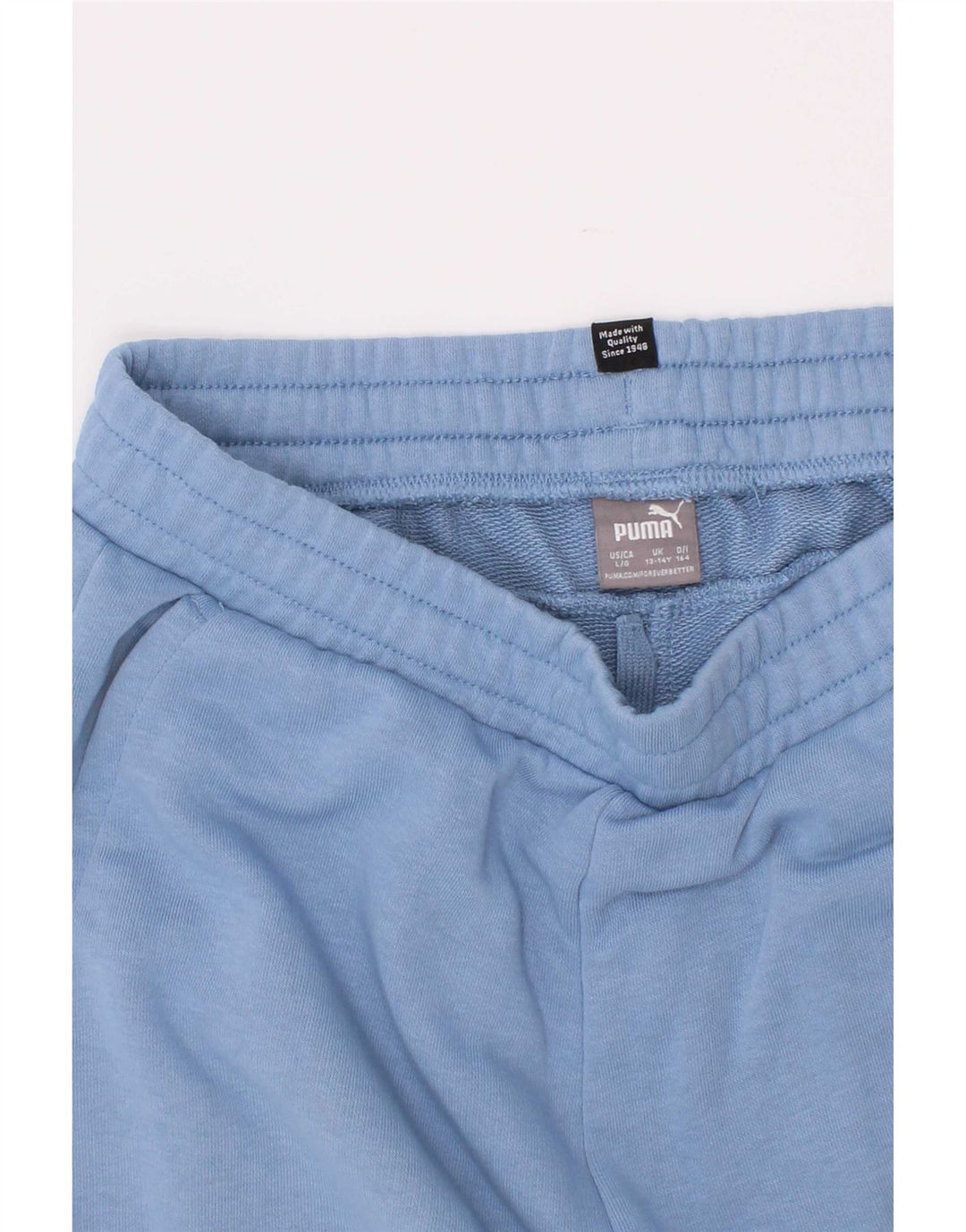 Puma Boys Sports Shorts 13-14 år Blå Bomuld
