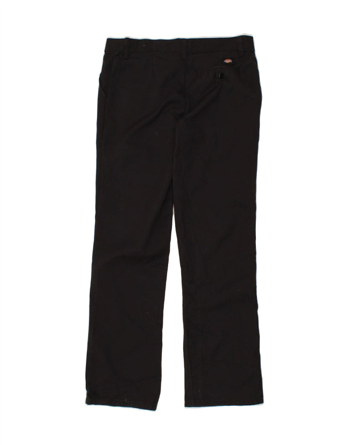 DICKIES Womens Straight Chino Trousers W32 L31 Black Vintage Dickies and Second-Hand Dickies from Messina Hembry 