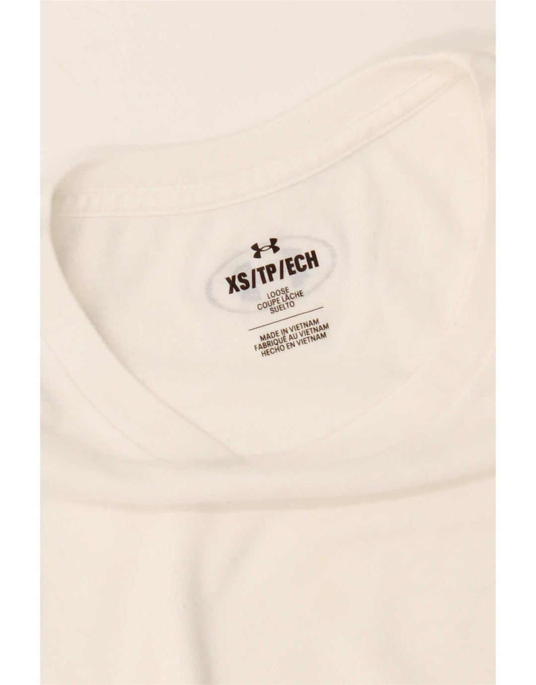 Under Armour Herre T-Shirt Top XS Hvid