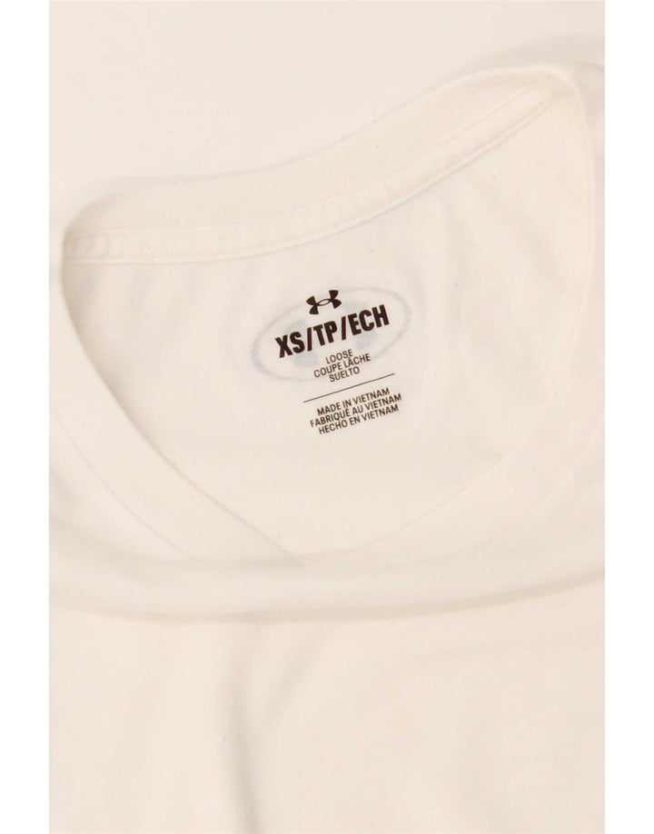 Under Armour Herre T-Shirt Top XS Hvid