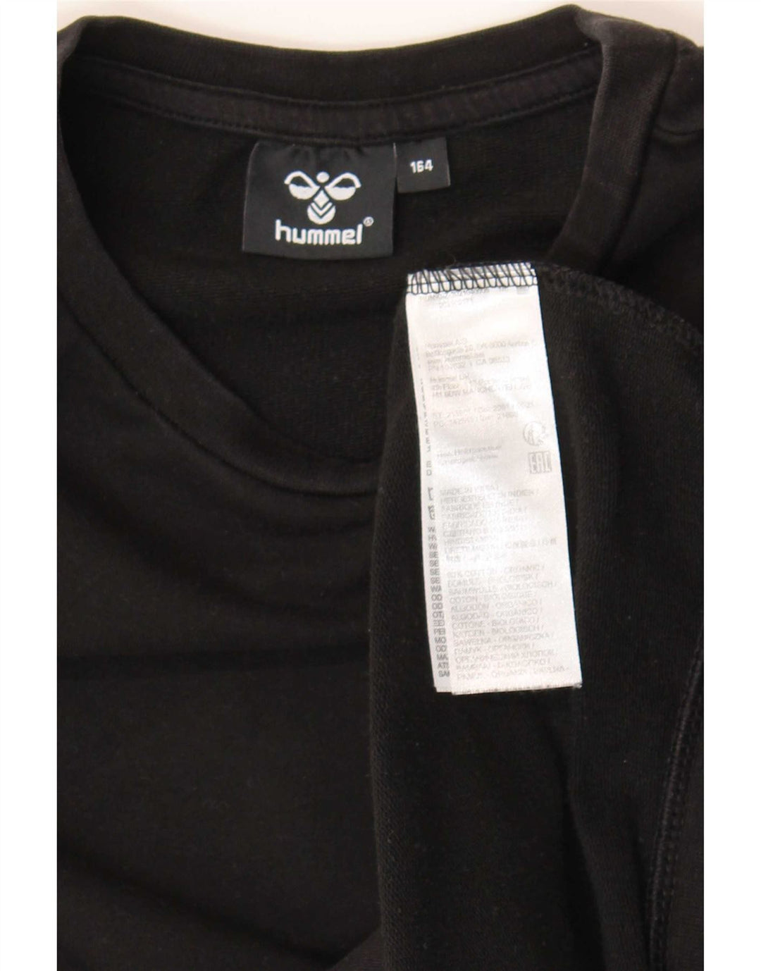 Hummel Boys Grafisk Sweatshirt Jumper 13-14 år Sort Bomuld