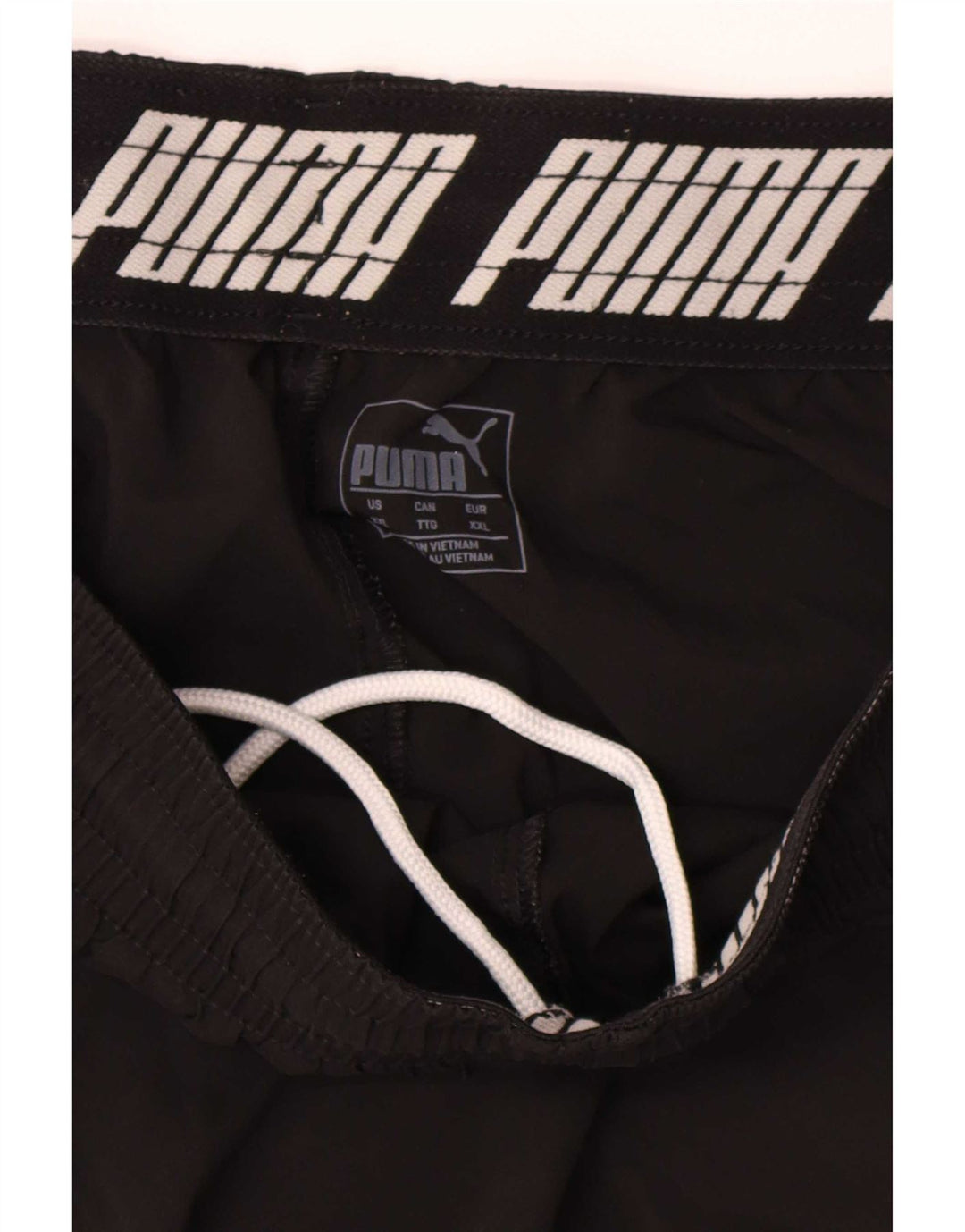 Puma Herre grafiske sportsshorts 2XL sort polyester