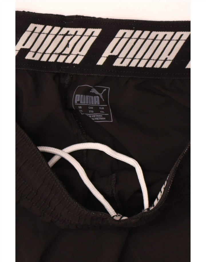 Puma Herre grafiske sportsshorts 2XL sort polyester