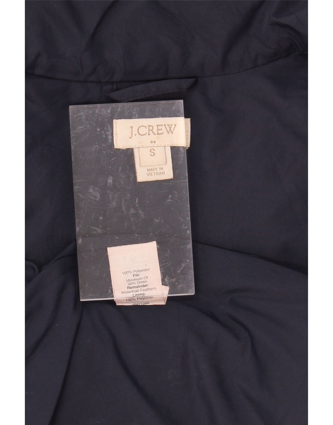 J. CREW Womens Quilted Gilet UK 10 Small Navy Blue Polyester Vintage J. Crew and Second-Hand J. Crew from Messina Hembry 