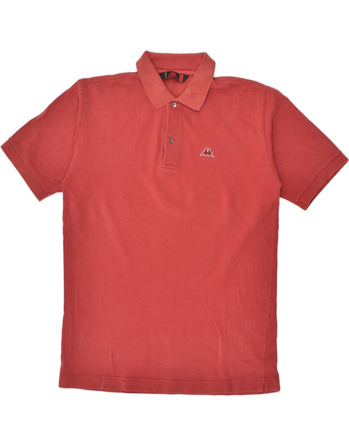 KAPPA Mens Polo Shirt Medium Red Cotton | Vintage Kappa | Thrift | Second-Hand Kappa | Used Clothing | Messina Hembry 