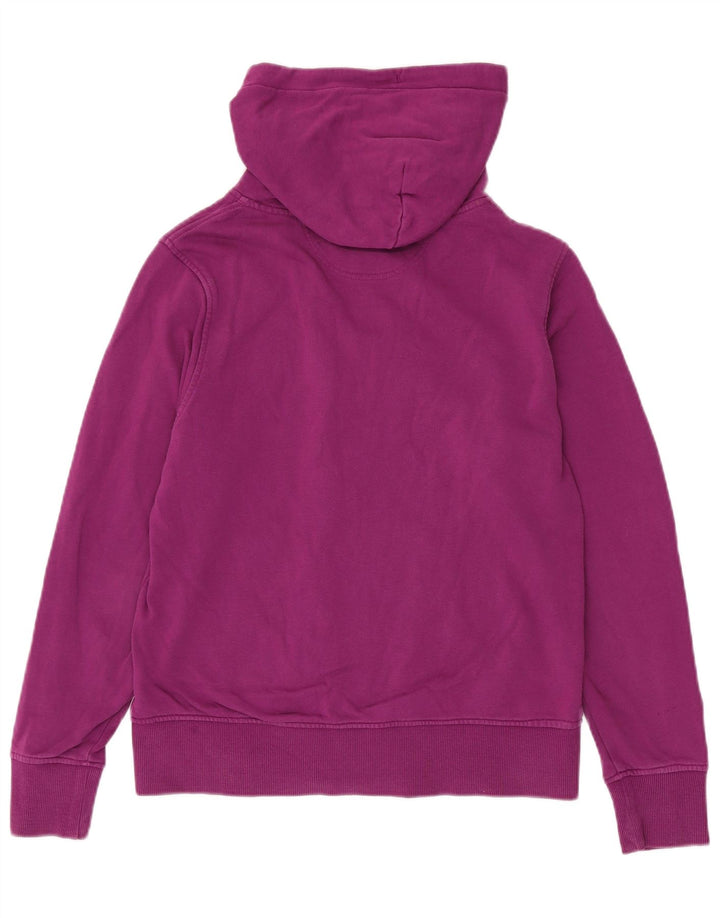 LOTTO Dame Oversized grafisk hættetrøje med lynlås DK 10 Lille rødbrun