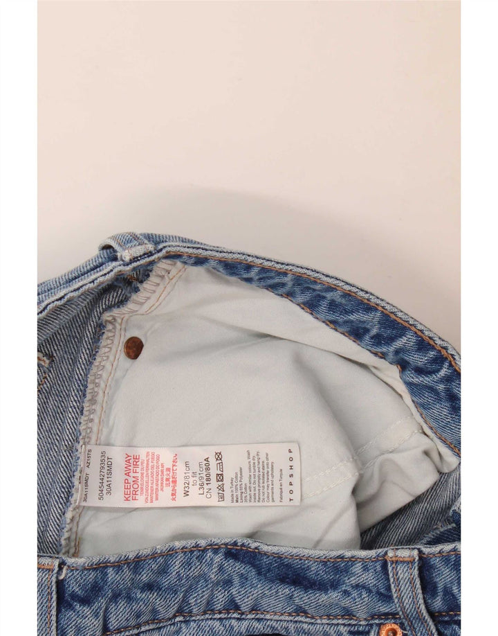Topshop Dame Slim Jeans W32 L33 Blå Bomuld