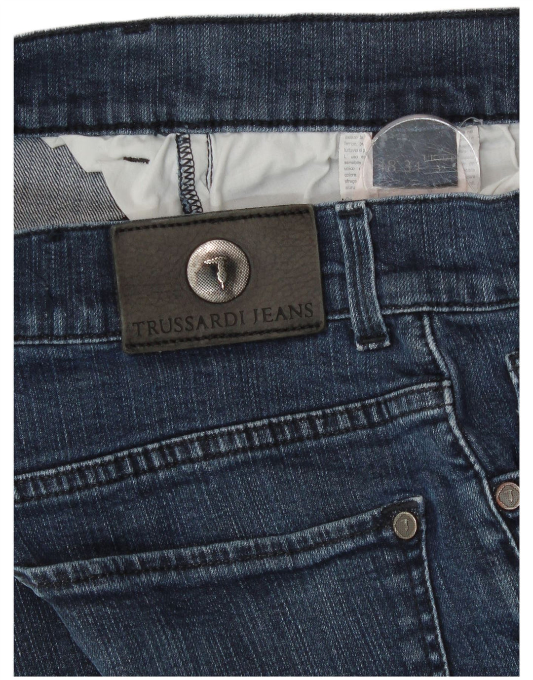 Trussardi Dame Slim Jeans W32 L30 Blå Bomuld