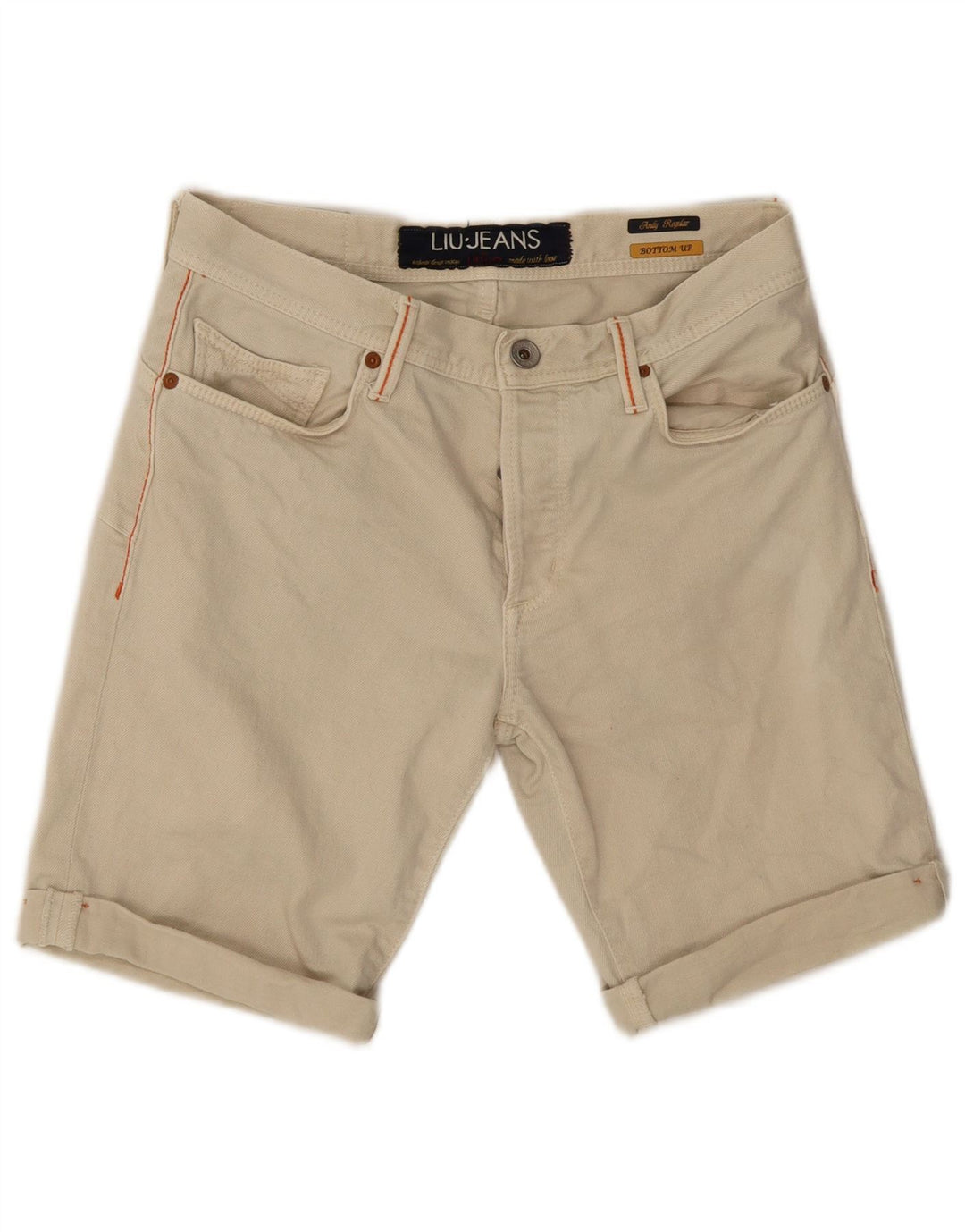 Liu Jo Normale Casual Shorts til mænd W31 Medium Beige Bomuld