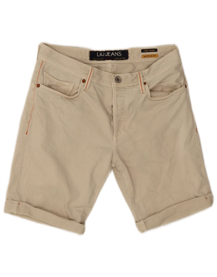 Liu Jo Normale Casual Shorts til mænd W31 Medium Beige Bomuld