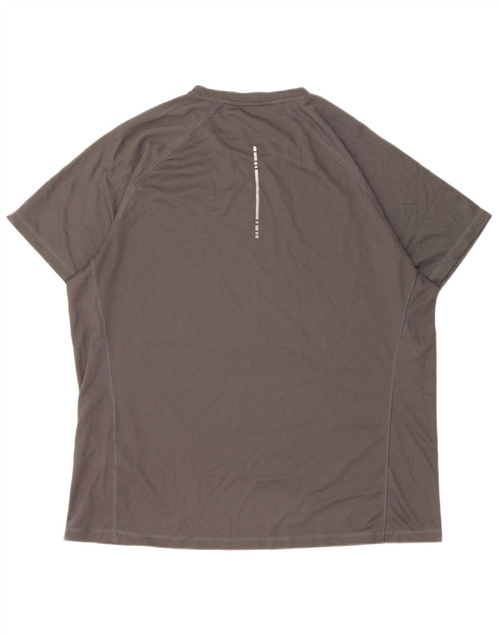 Asics Herre T-Shirt Top 2XL Grå Polyester