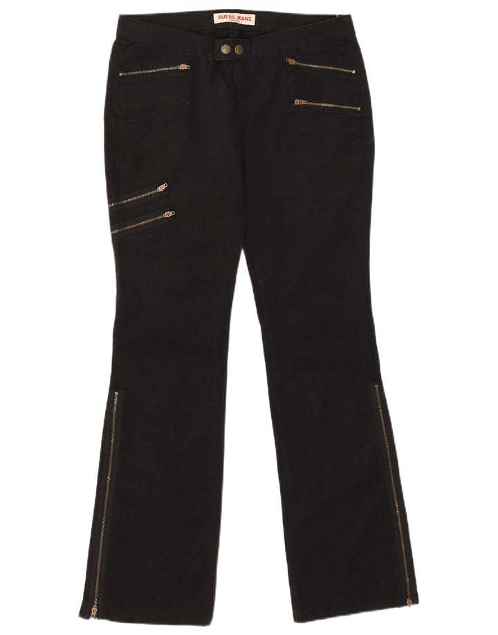 Guess Dame Bootcut Cargo Bukser W31 L32 Sort Bomuld