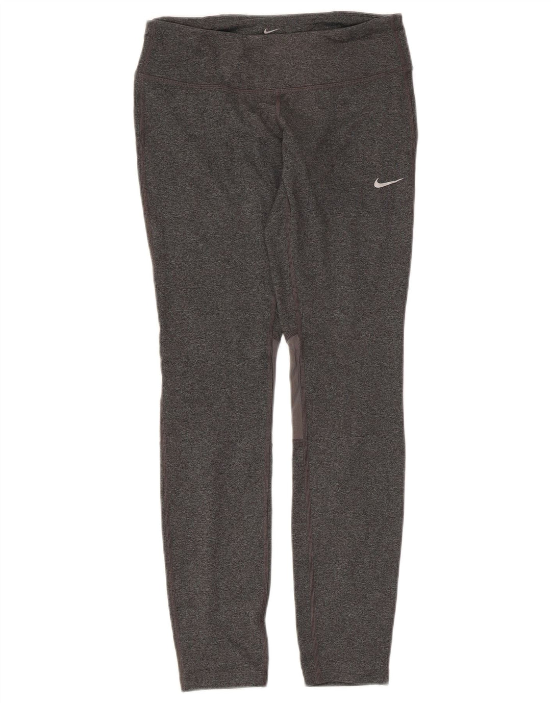 NIKE Dame Dri Fit Leggings UK 10 Small Grå Flecked