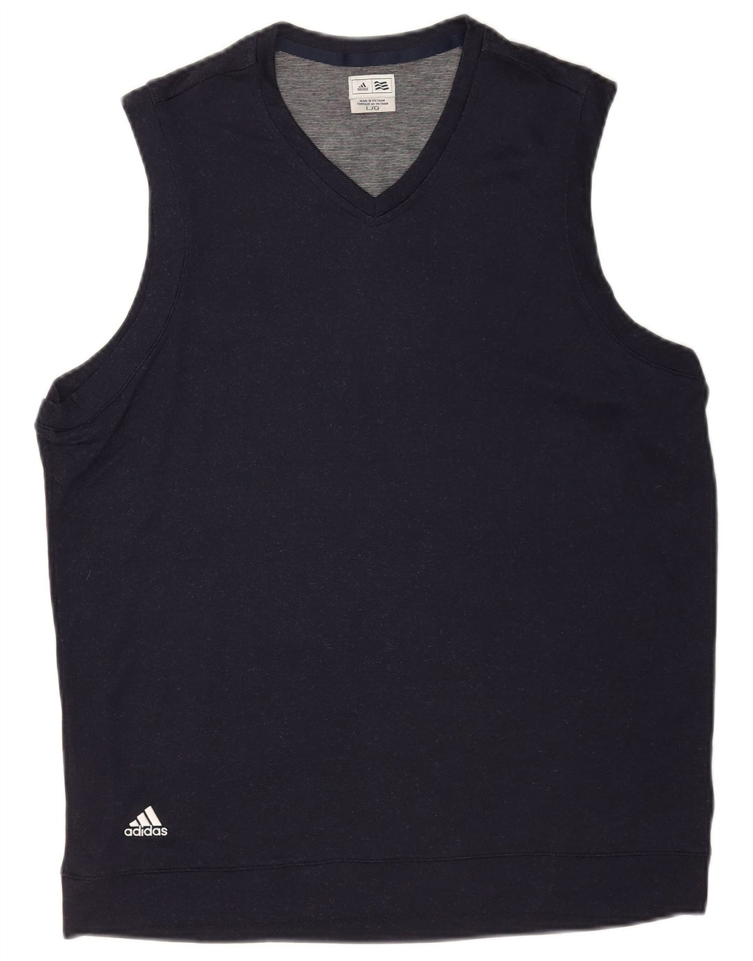 Adidas Vest Tank Top Stor Marineblå Nylon