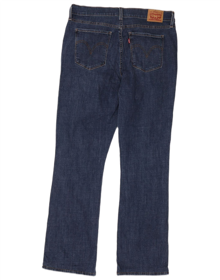 Levi's Dame Classic Fit Bootcut Jeans Størrelse 14 Large W32 L34 Blå Bomuld