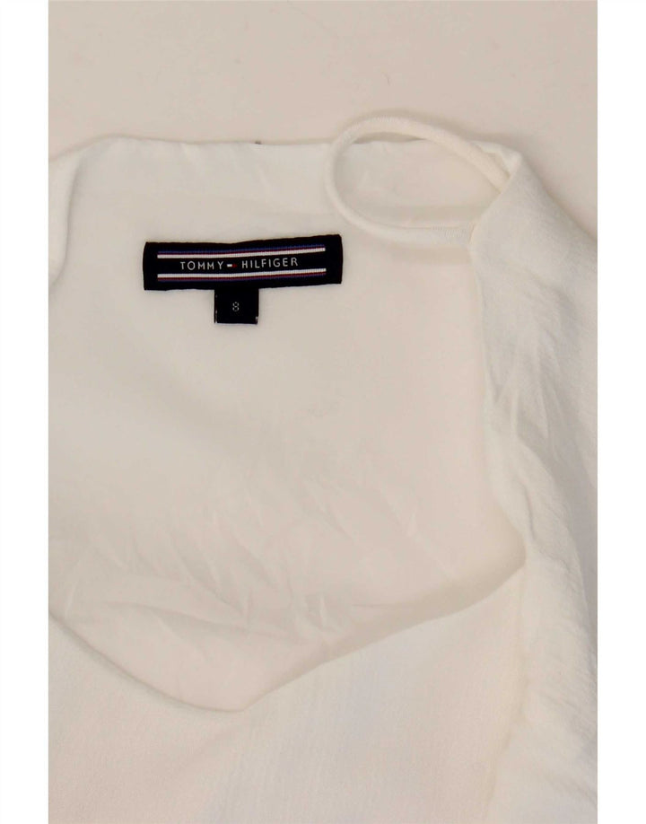 Tommy Hilfiger Dame Cami Top US 8 Medium Hvid Stribet