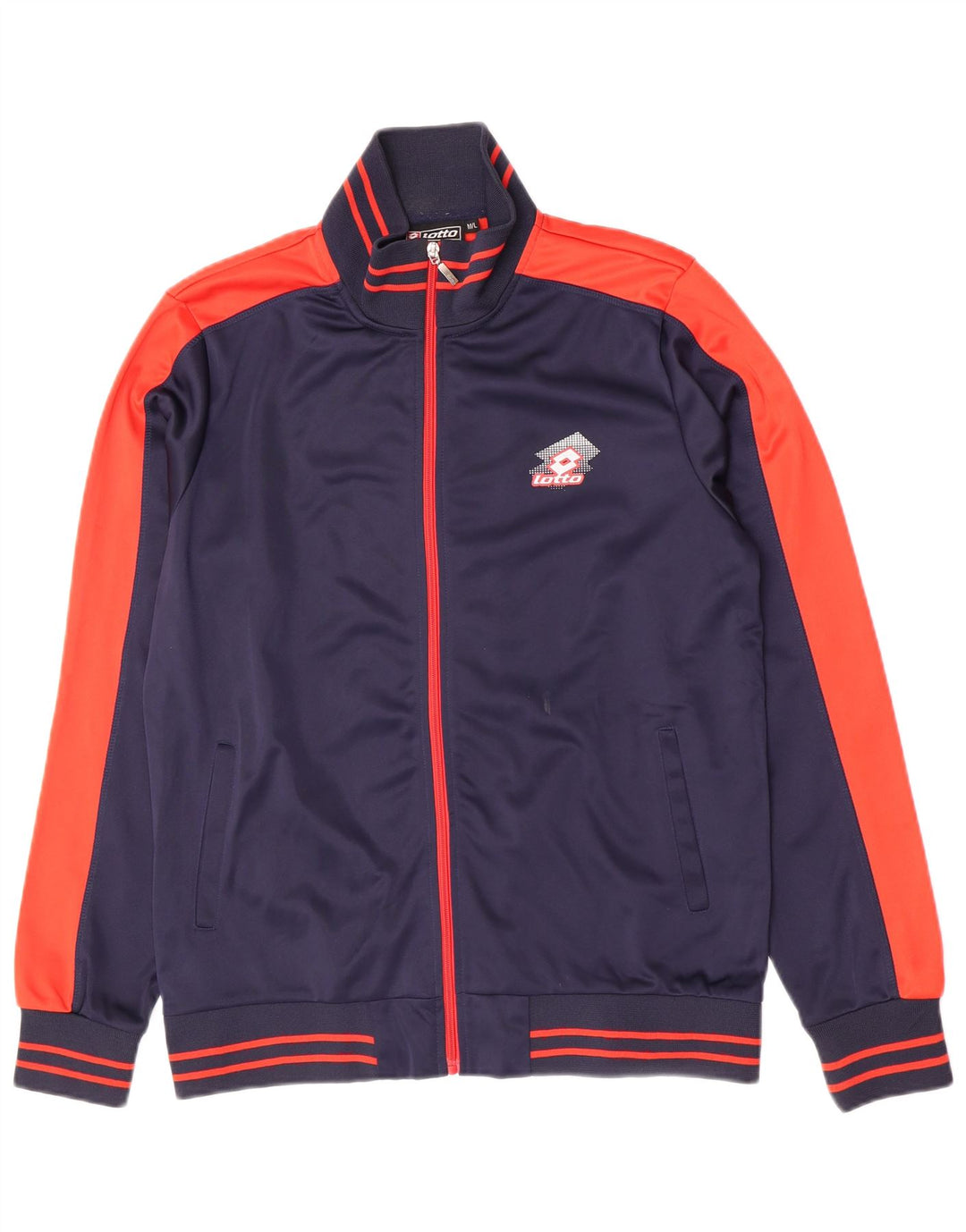 Lotto Træningsdragt til mænd Top jakke Medium Marineblå Colourblock Polyester