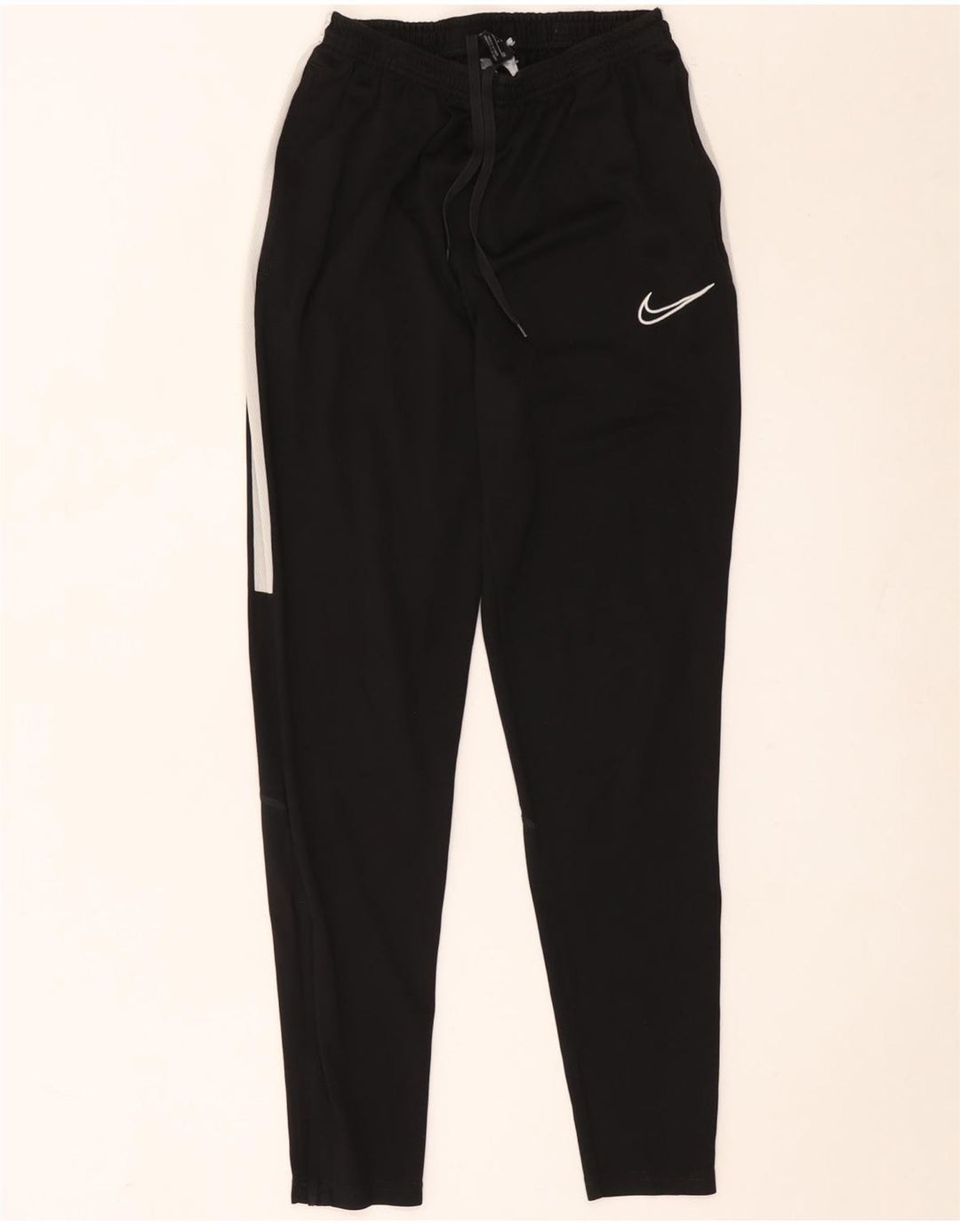 Nike Herre Dri Fit træningsdragt Bukser Small Black Colourblock Polyester
