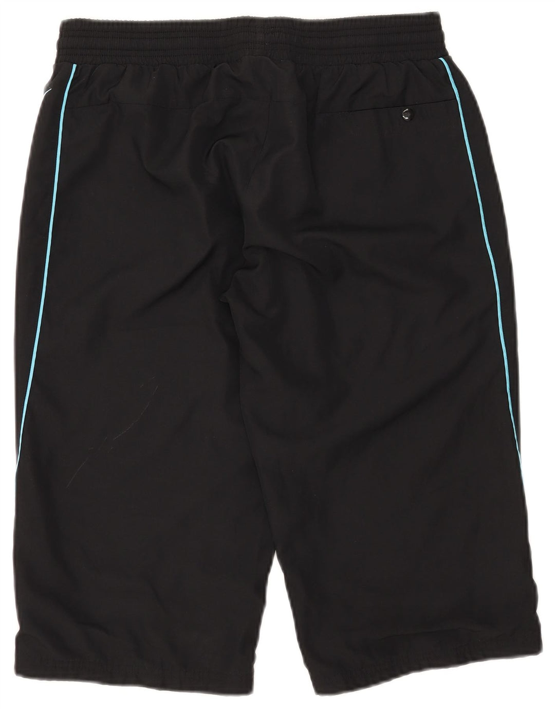 NIKE Bermuda sportsshorts til kvinder UK 12/14 medium sort polyester