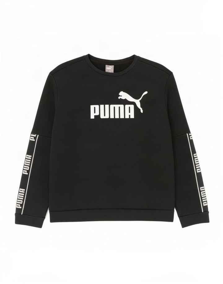 Puma Herre Grafisk Sweatshirt Jumper XL Sort Bomuld