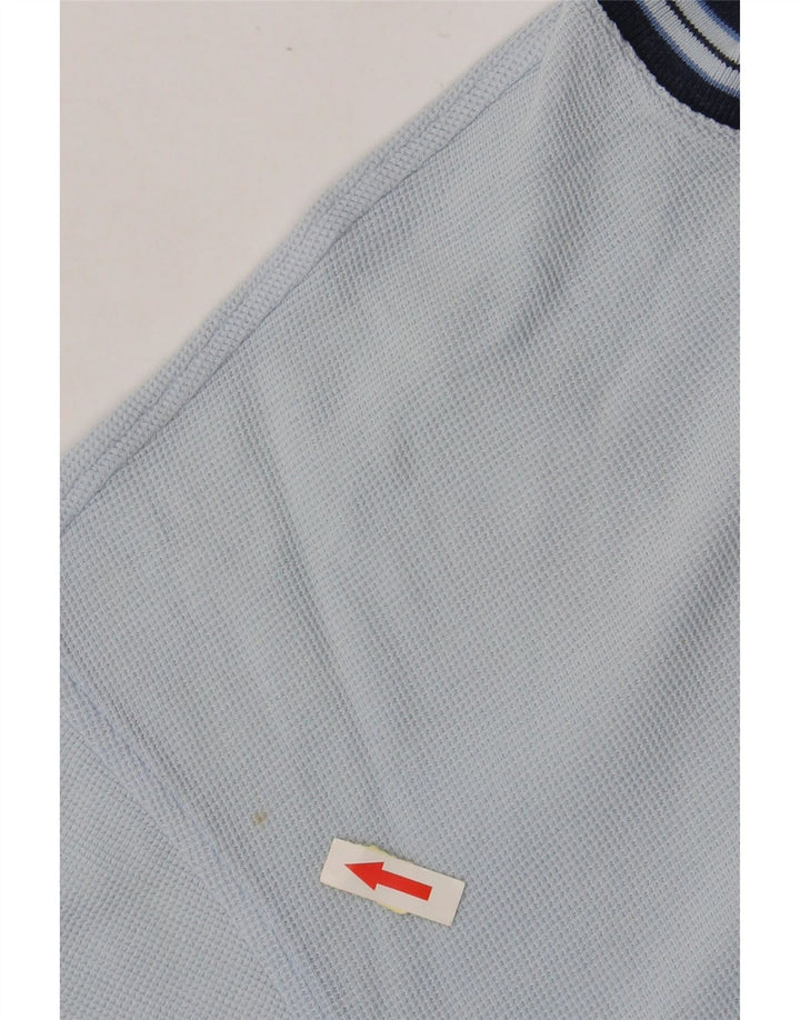 LACOSTE Herre T-Shirt Top Størrelse 7 2XL Blå Bomuld