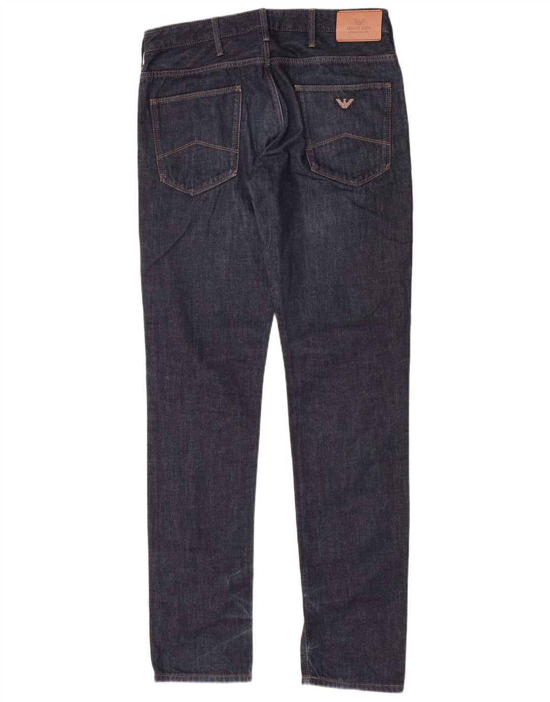 Armani Herre Slim Jeans W31 L33 Marineblå Bomuld