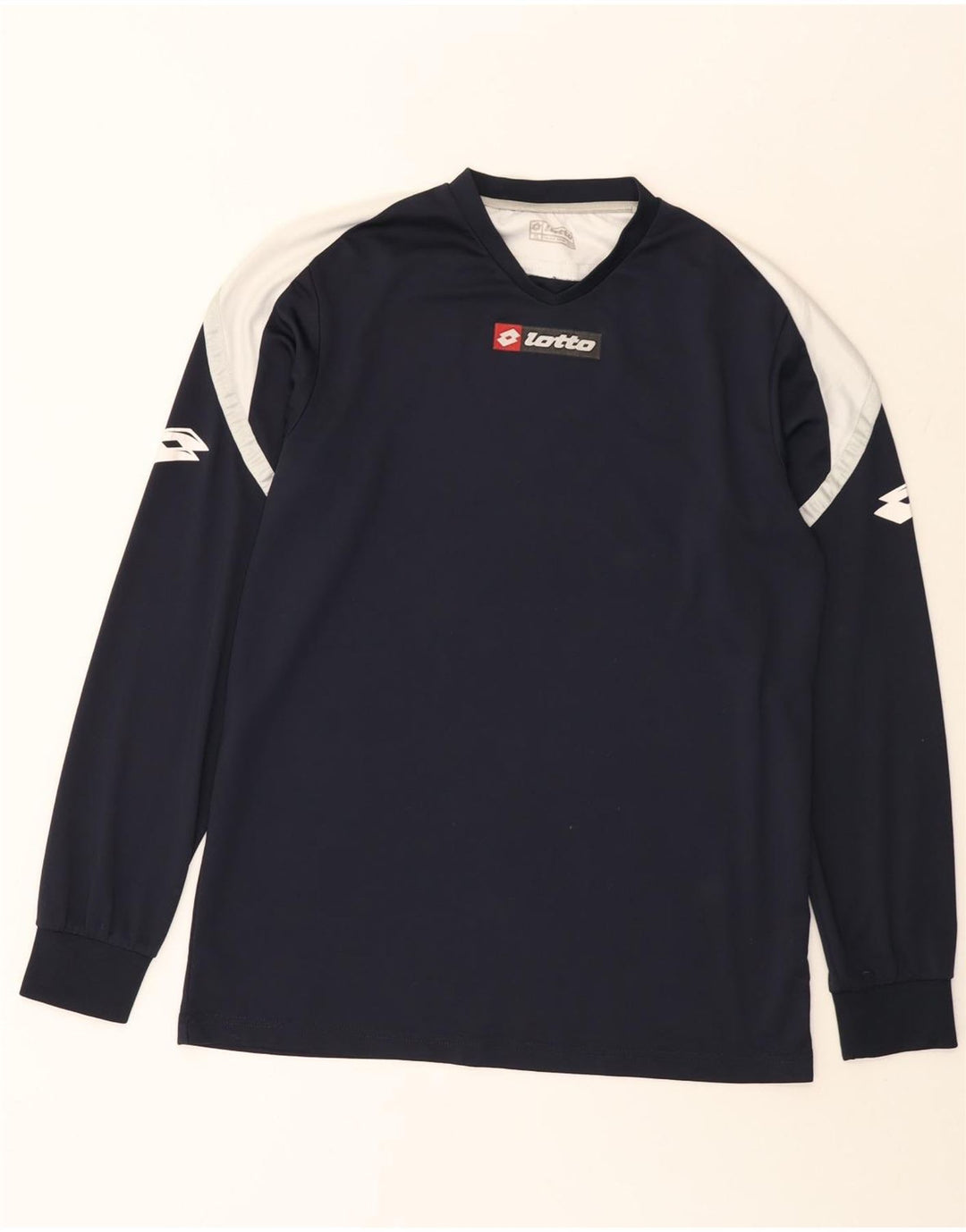 Lotto Herre Grafisk Top Langærmet XL Navy Blue Colourblock